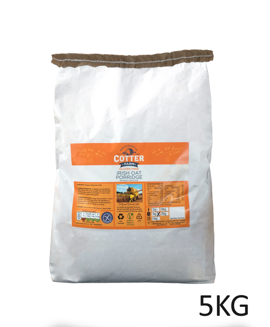 100% Irish Gluten Free Porridge 5kg (€6 Shipping to ROI)